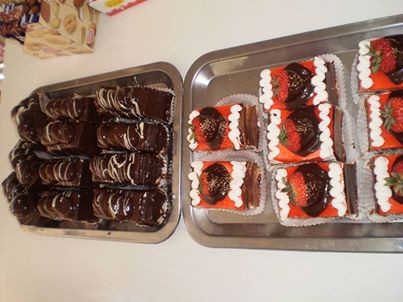 παστες σοκολατα φραουλα